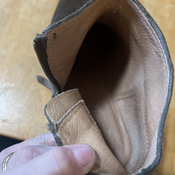 Madewell Janice Side Zip Booties Boots Size 10 Leather Brown F5076 2in Heel - Picture 14 of 14